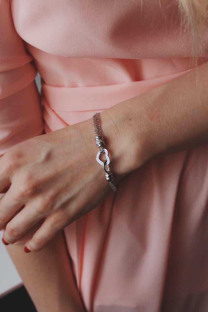 Pulseras  de plata .925