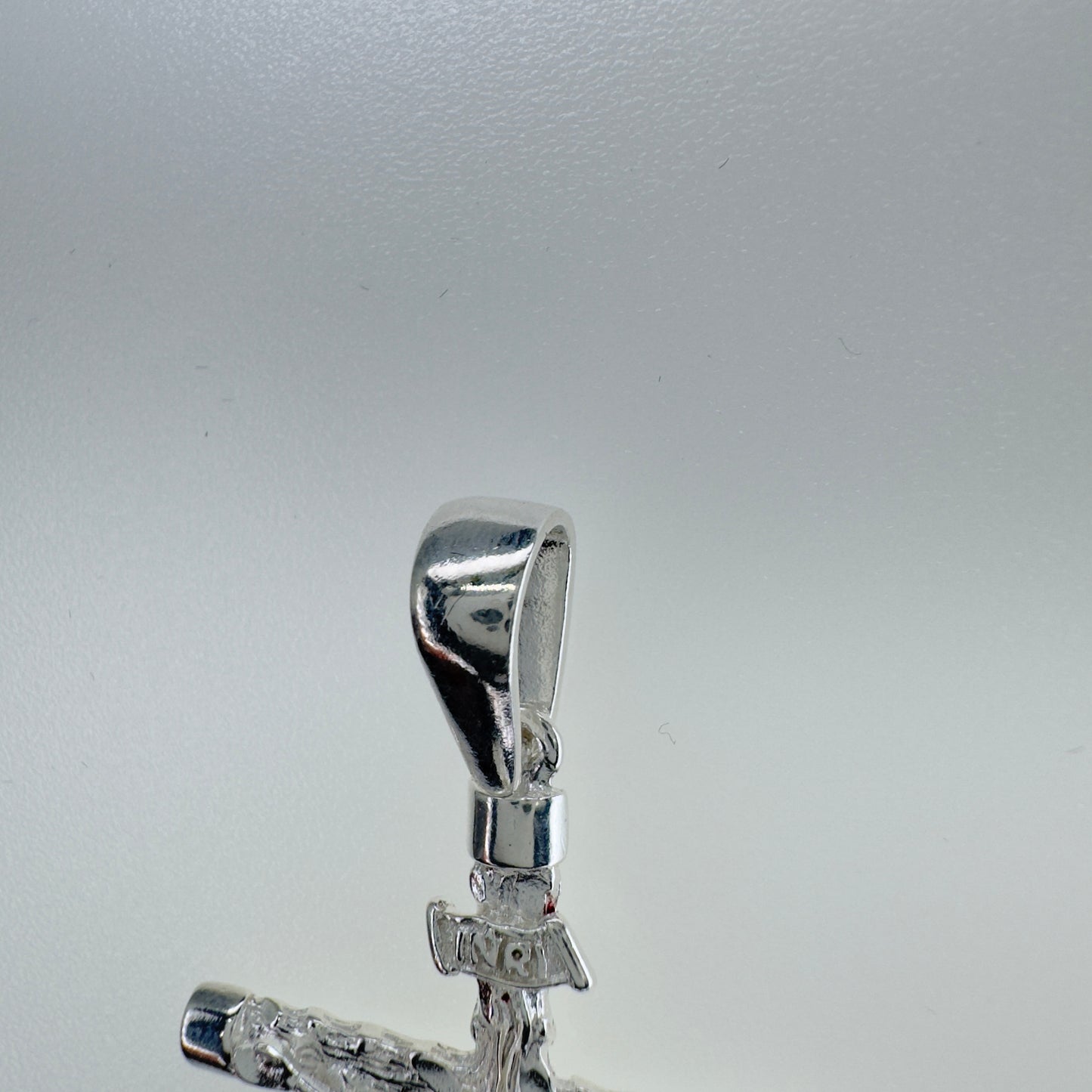 Dije de Cruz Plata 925 | Joyería Religiosa 5.5cm