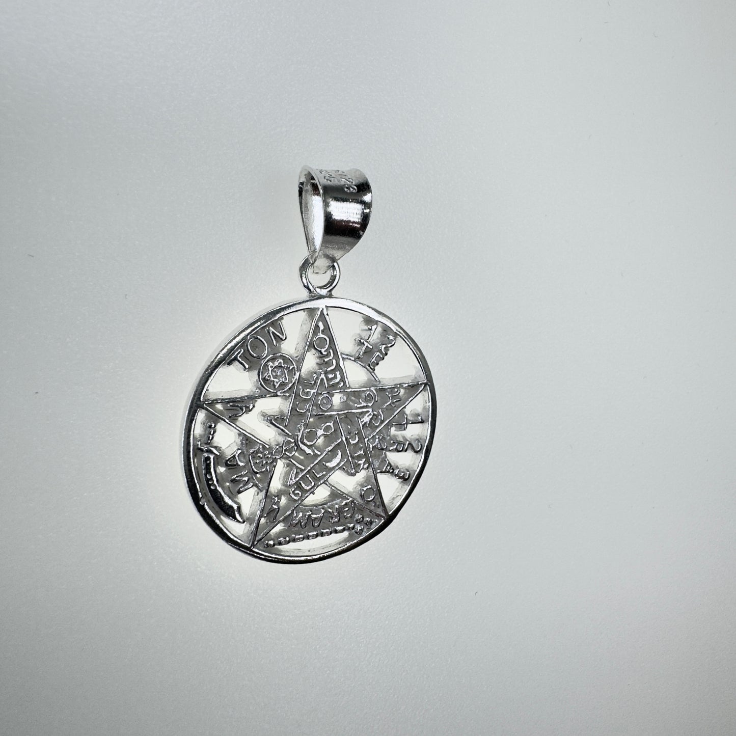 Dije Pentagrama Plata 925 - Joyería Mística Auténtica