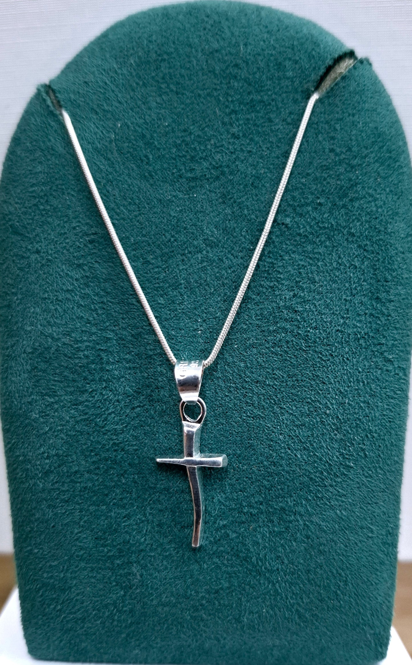 Dije Plata Ley .925 Medalla Cruz , MOD.DR008
