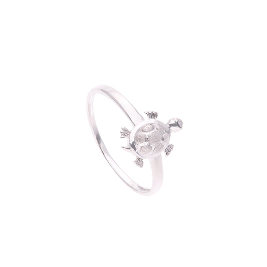 ANILLO EN PLATA LEY .925 CON RODIO AAA , TORTUGA