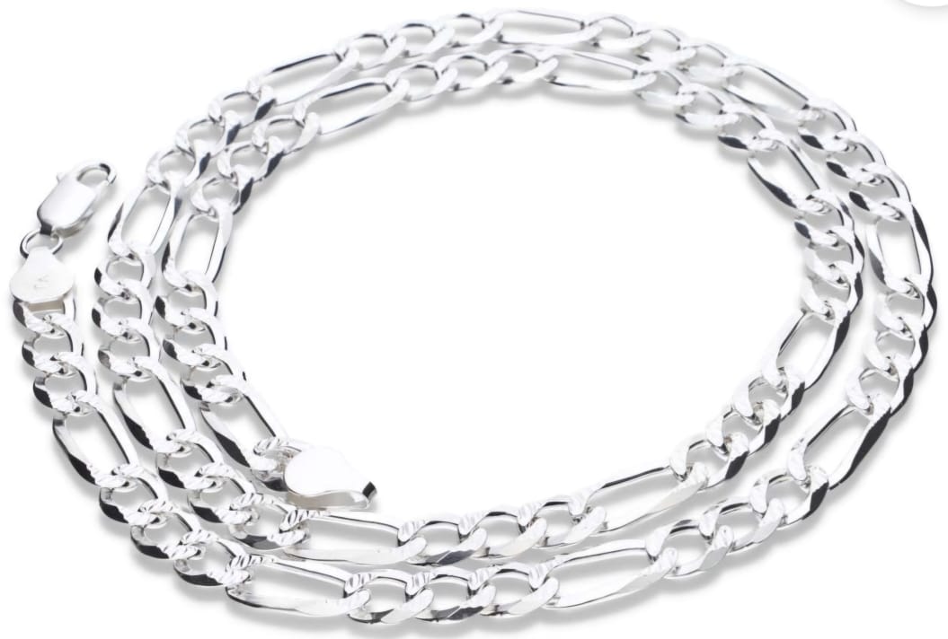Cadena de Plata .925 de Cartier Pave 45, 50 y 55 cm 200 Cadena Cartier Pave - Joyería Elegante