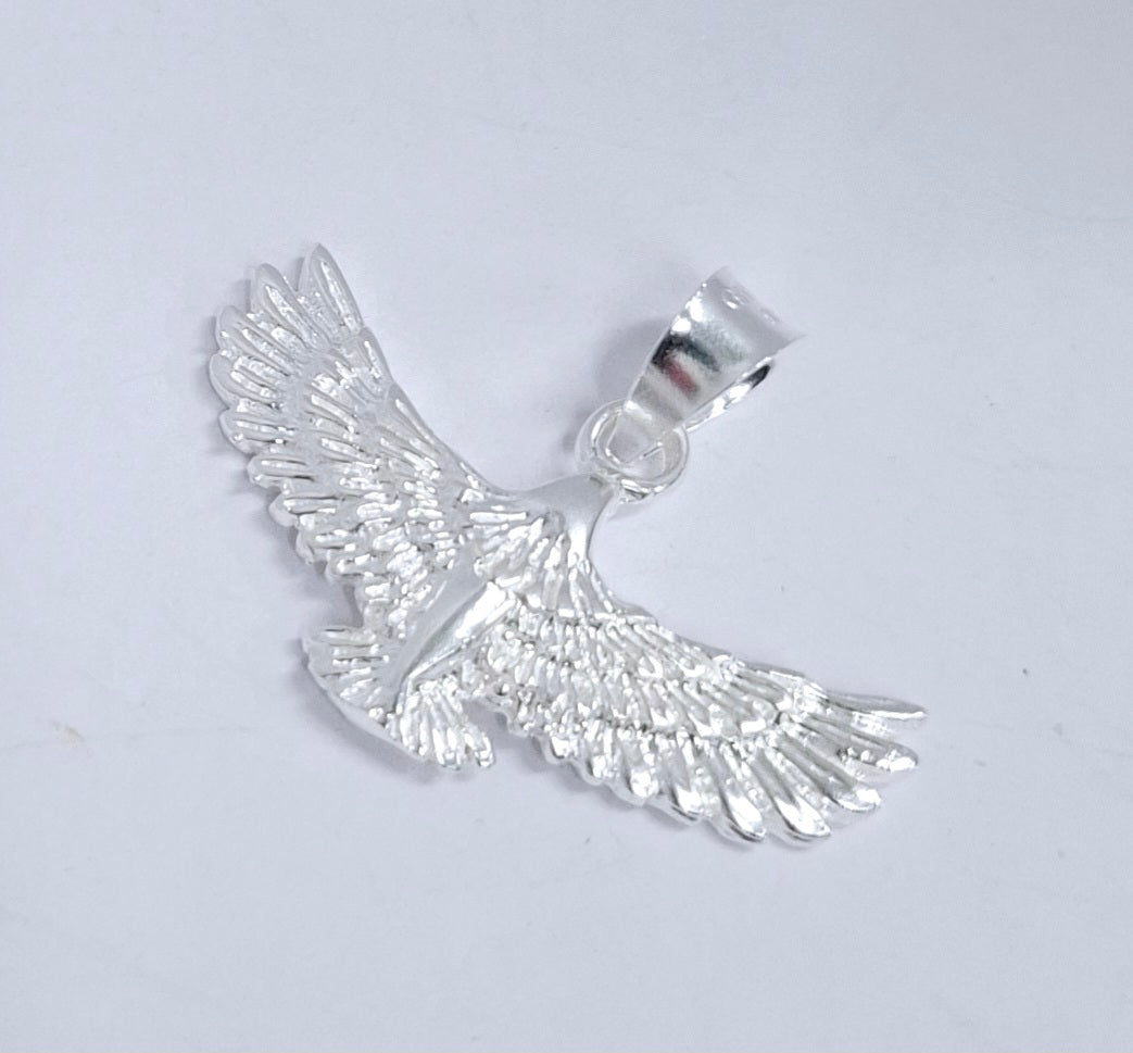 Dije de Plata Ley .925 en forma de Águila , MOD. DA037