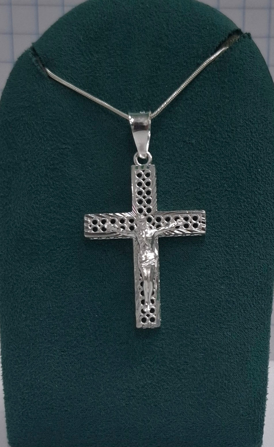 Dije de cruz con Plata .925 Mod. 128 - Joyería Religiosa