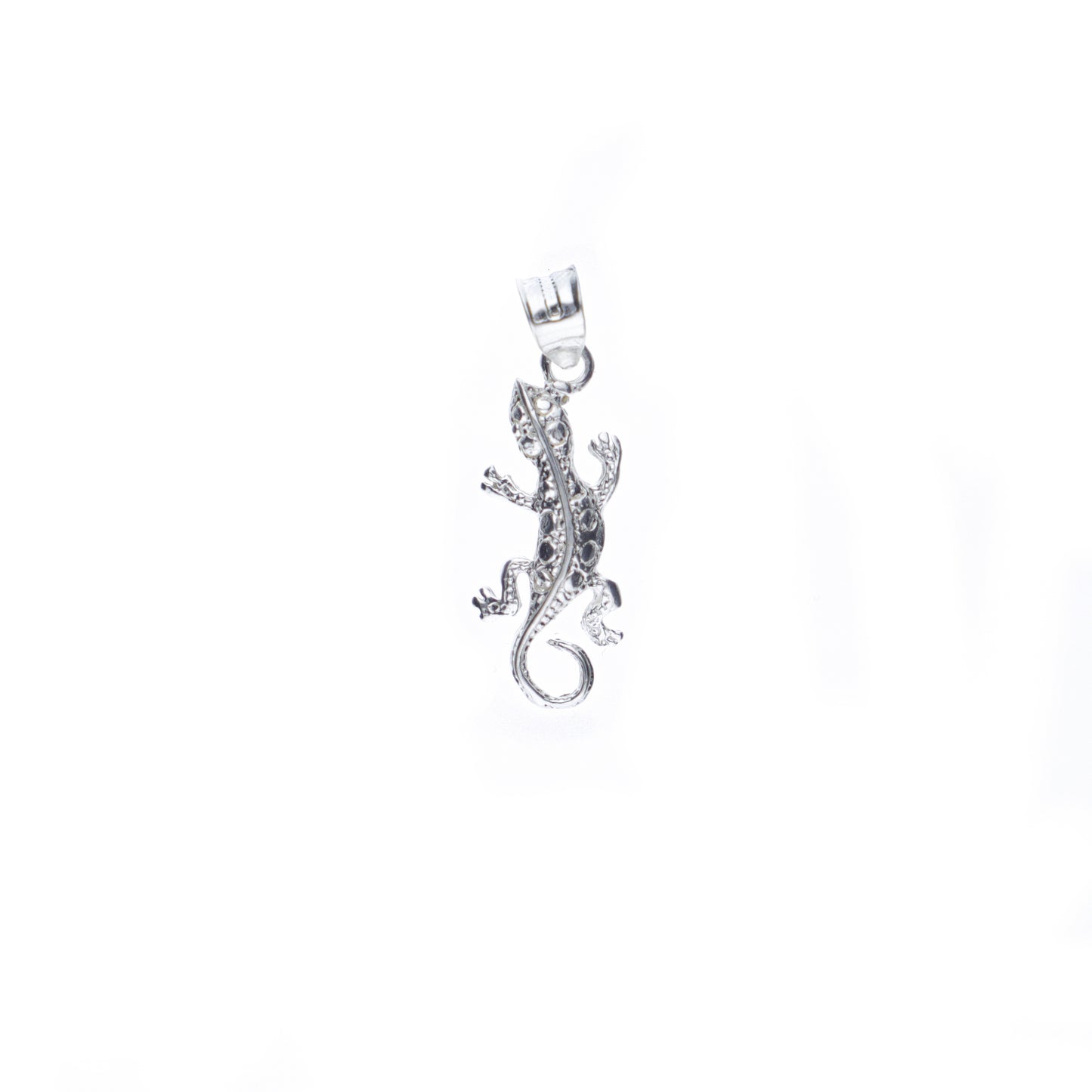 Dije Plata ley.925 en forma de Iguana ( DA009 )- Joyería de Plata