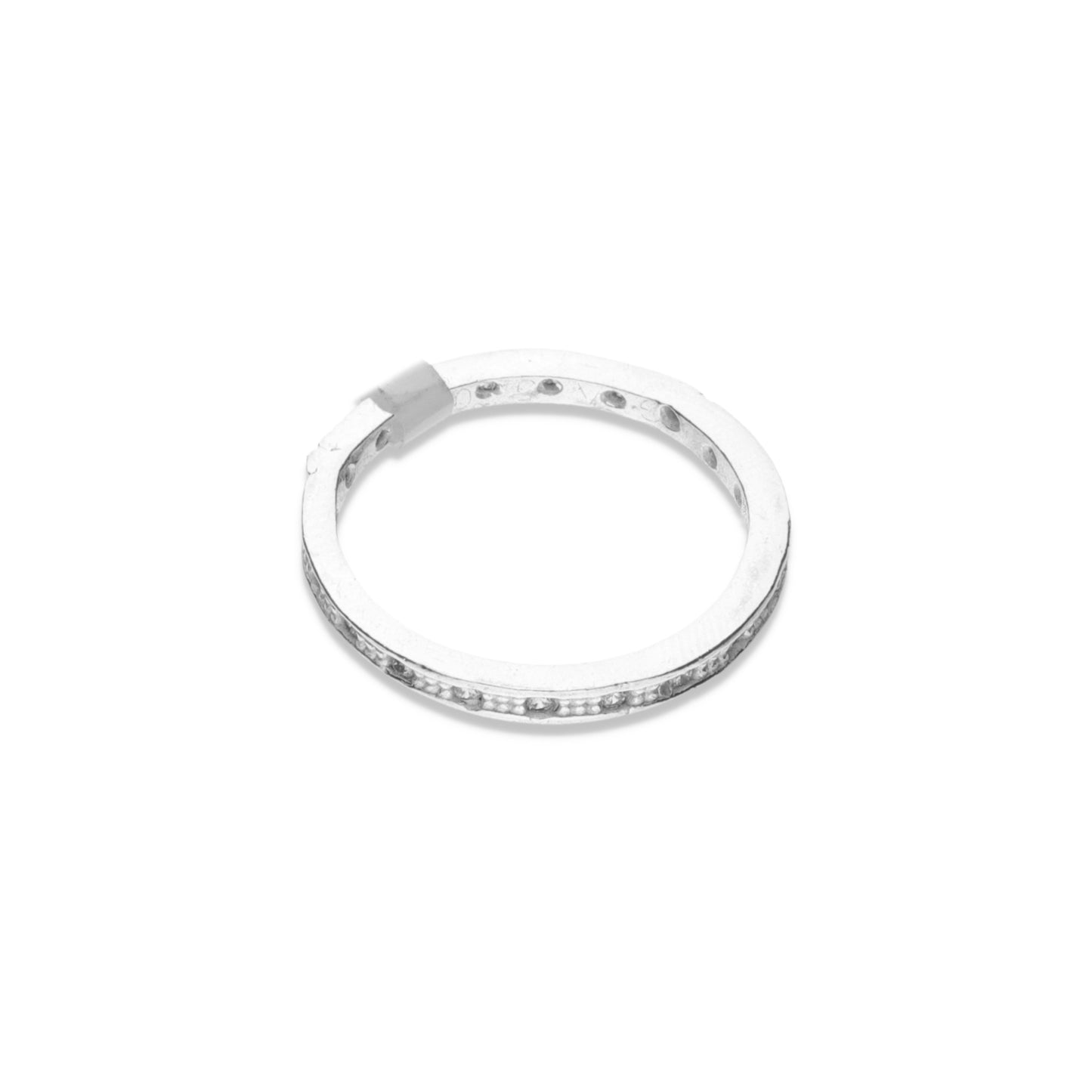 Anillo Plata .925 con Circonia Tipo Churumbela Mod 2 Talla 6, 7, 8, 9 FBA-414 - Joyería Elegante