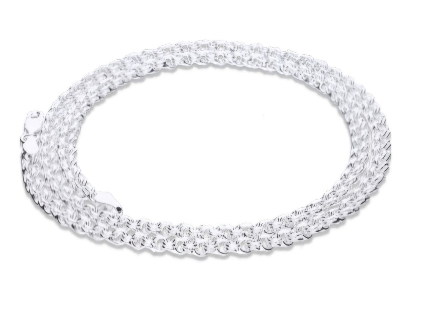 Cadena Plata .925 Tejido Chino 40,45,50cm CH4MM Tejido Chino - Joyería Elegante