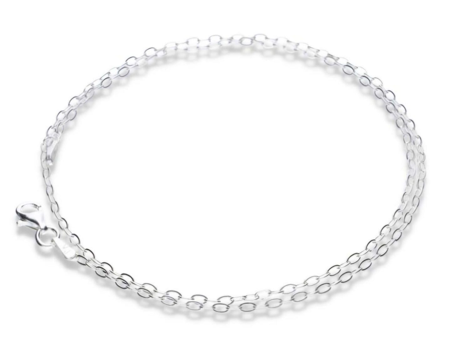 Cadena Plata .925 Rolo Diam 40,45,50cm 040 Rolo Diam - Joyería Elegante