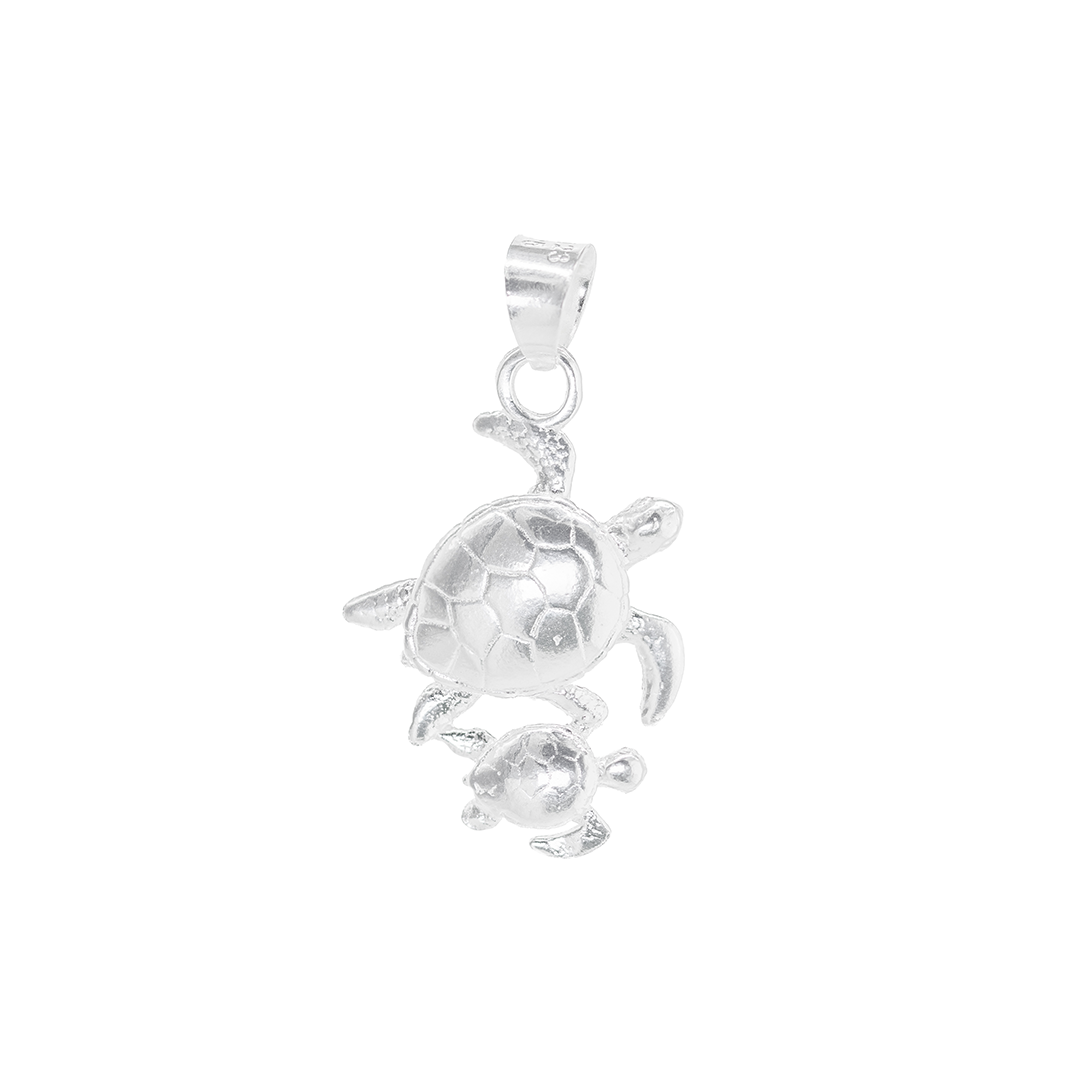 Dije de Plata ley .925 en Forma de Tortuga(DM003) - Joyería Marina