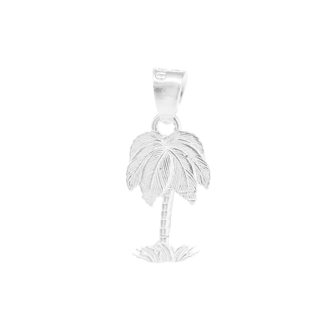 Dije de Plata Ley .925 en Forma de Palmera (DM023)- Premium