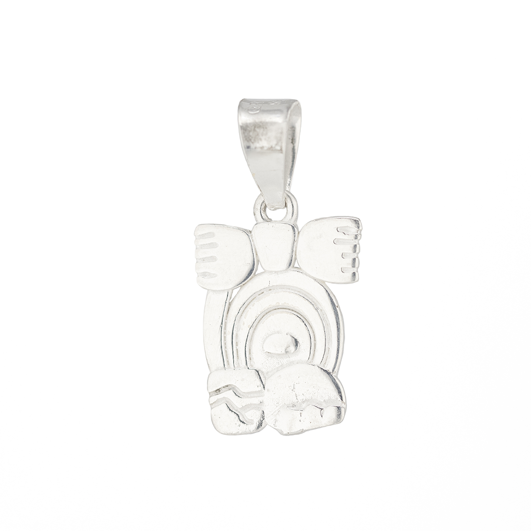 Set de Dije y Cadena en Plata Ley .925 - Zodíaco Maya MAC (7 Abr - 26 Abr) COM.DM099