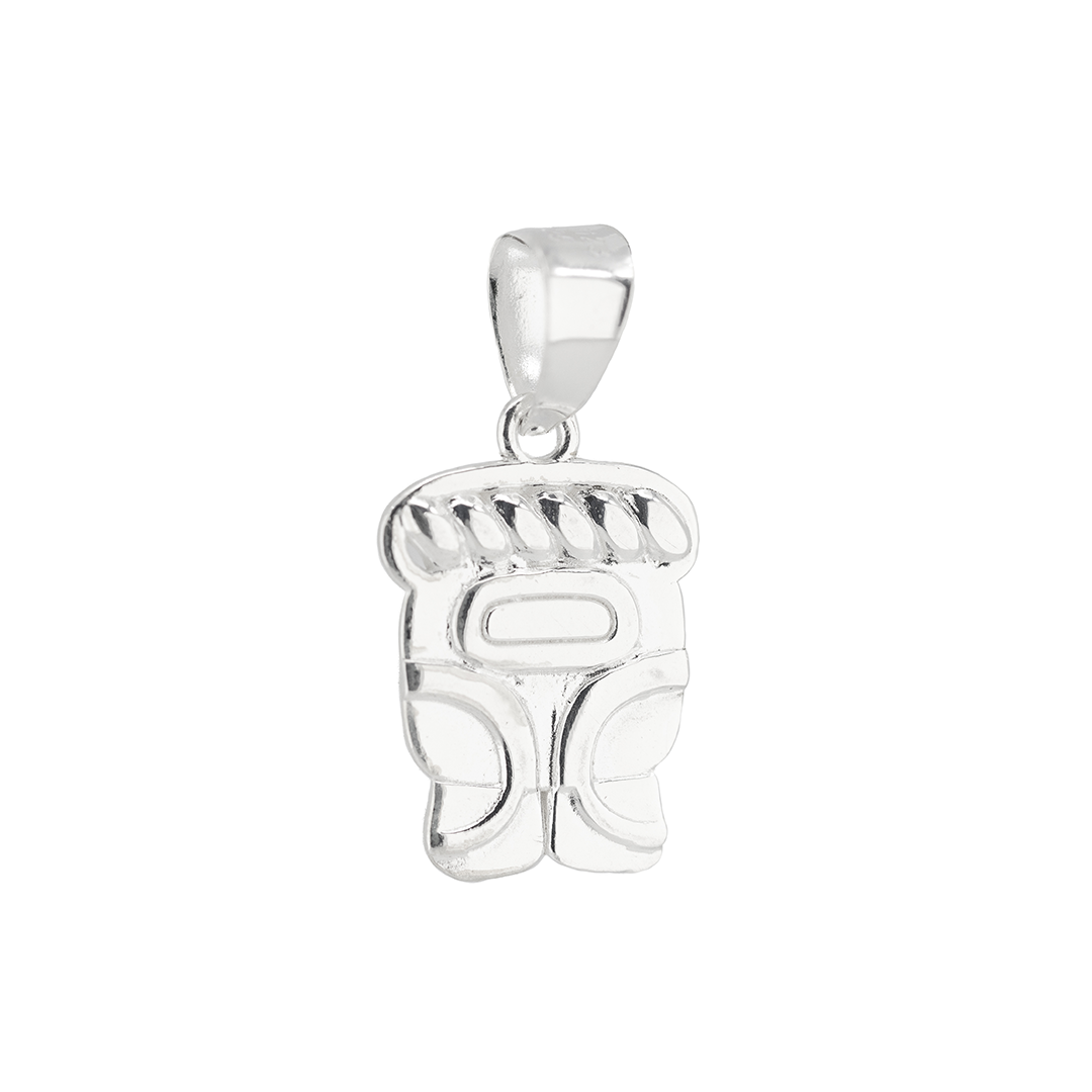 Set de Dije y Cadena en Plata Ley .925 - Zodíaco Maya TZEC (30 Oct - 19 Nov)COM. DM085