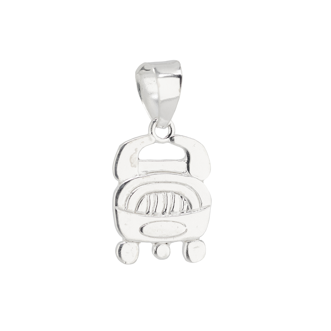 Set de Dije y Cadena en Plata Ley .925- Zodíaco Maya UAYES (5 Ago - 10 Ago)COM.DM101