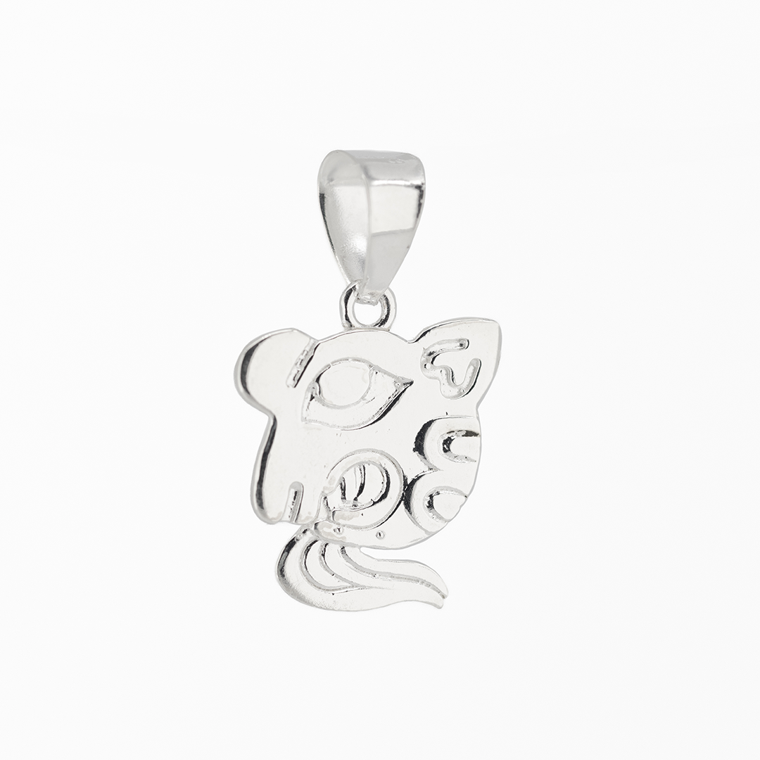 Set de Dije y Cadena en Plata Ley. 925 - Zodíaco Maya XUL (20 Nov - 8 Dic) COM.DM097