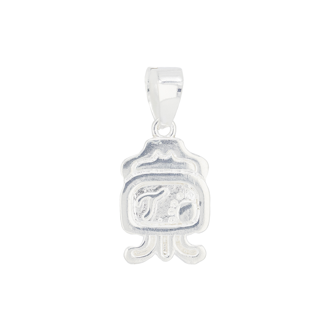 Set de Dije y Cadena en Plata Ley.925 - Zodíaco Maya YAX (7 Feb - 26 Feb) COM.DM095