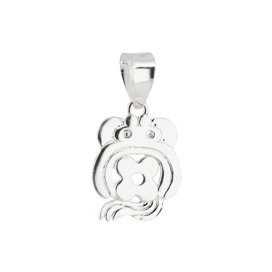 Set de Dije y Cadena en Plata Ley.925 - Zodíaco Maya YAXKIN (9 Dic - 28 Dic) COM.DM094
