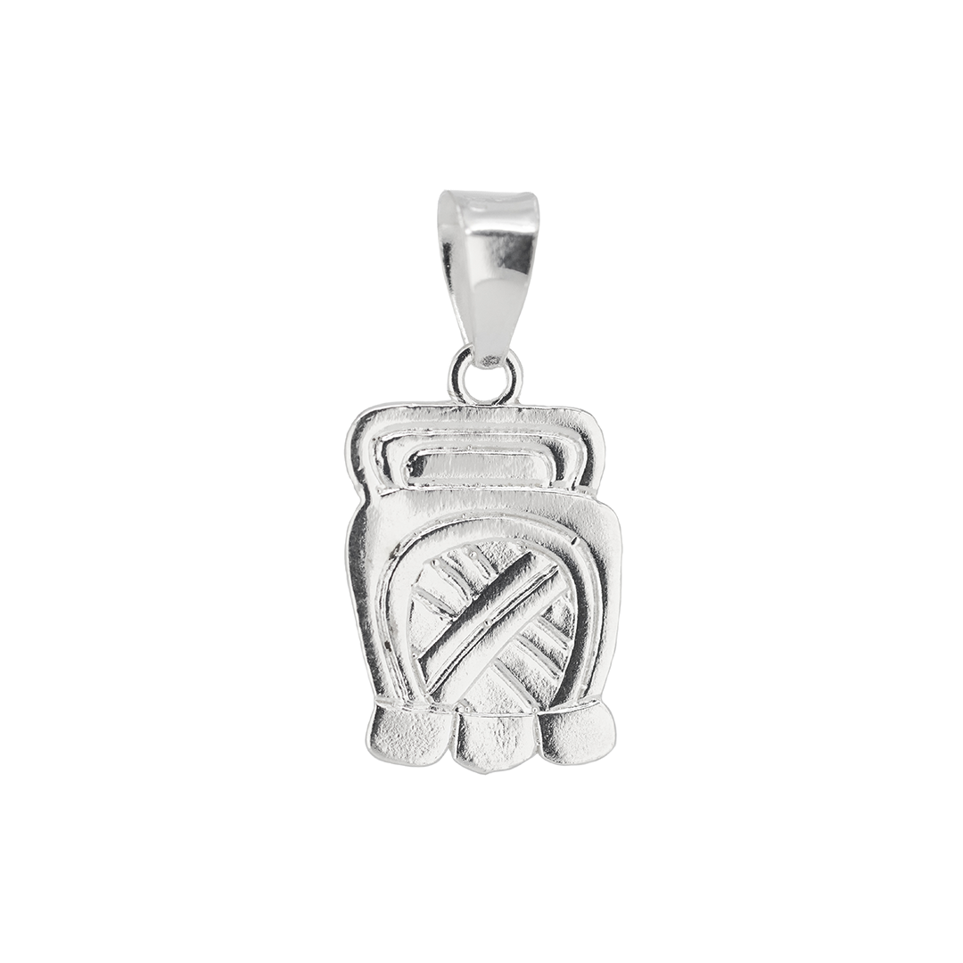 Set de Dije y Cadena en Plata Ley.925 - Zodíaco Maya ZIP (20 Sep - 9 Oct) COM.DM098