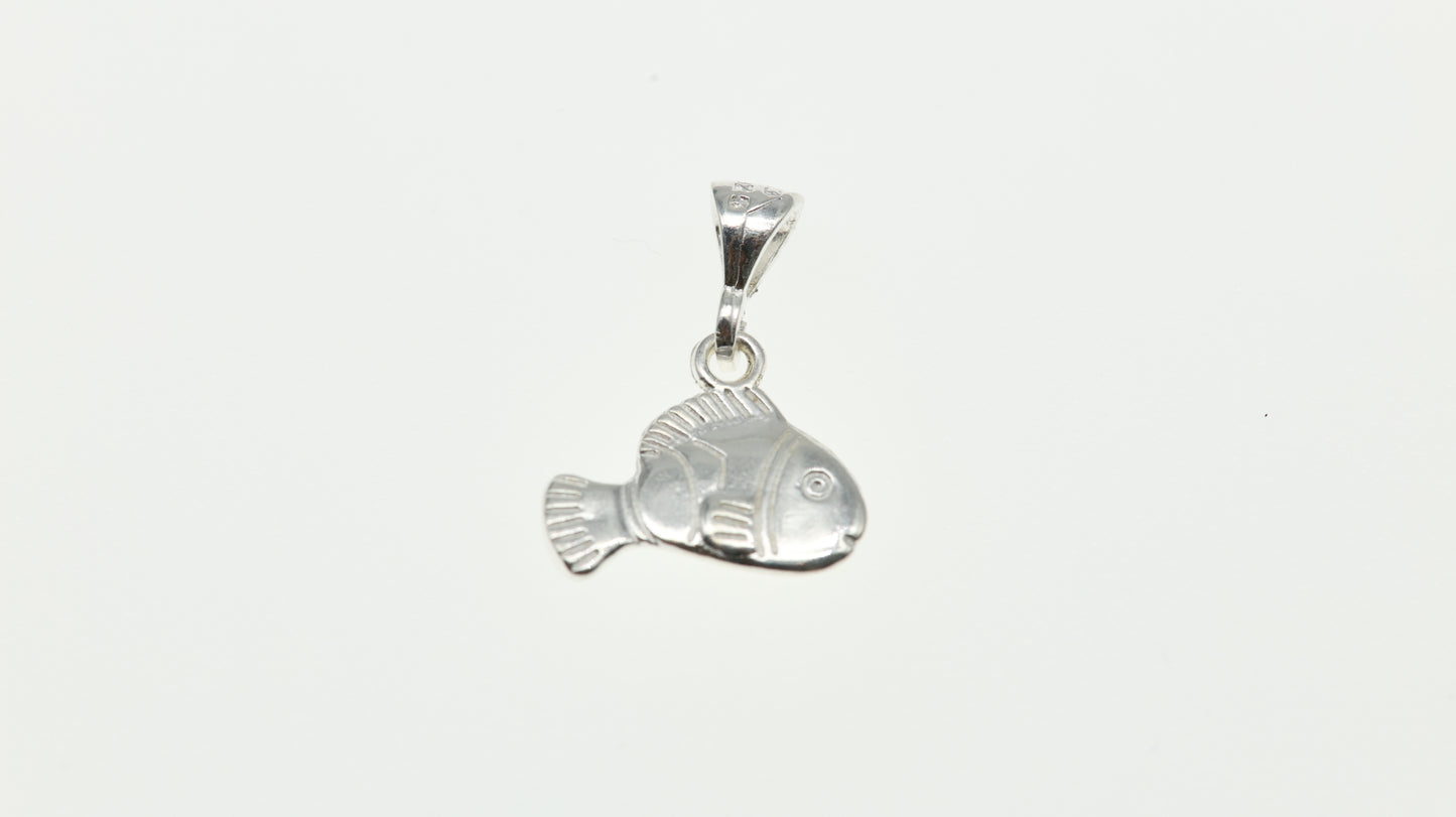 Dije Plata .925 Pez Payaso - Joyería Original Mayoreo