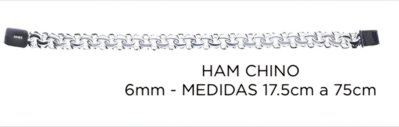 Pulsera Plata .925 Diseño Tejido Chino 6mm 19-21cm - Joyería Elegante