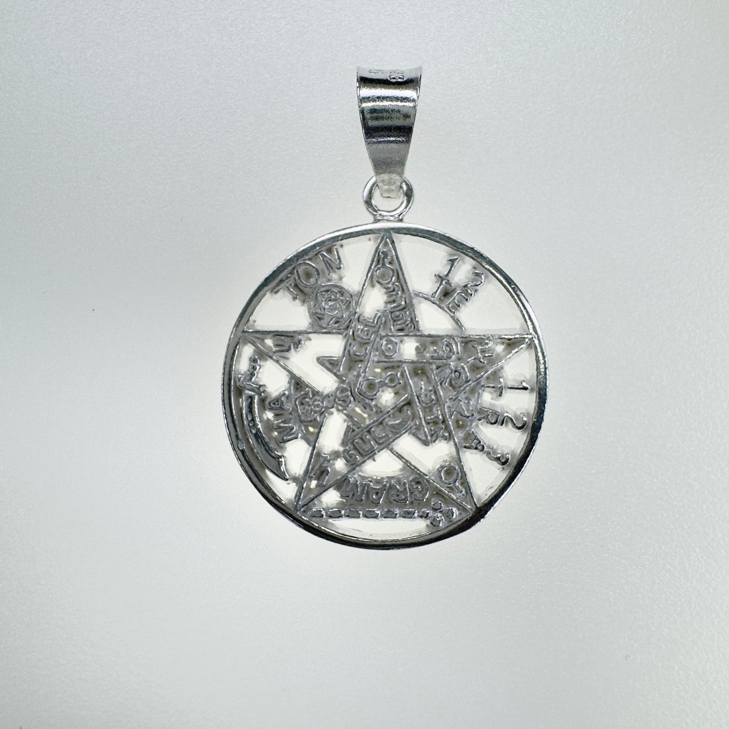 Dije Pentagrama Plata 925 - Joyería Mística Auténtica