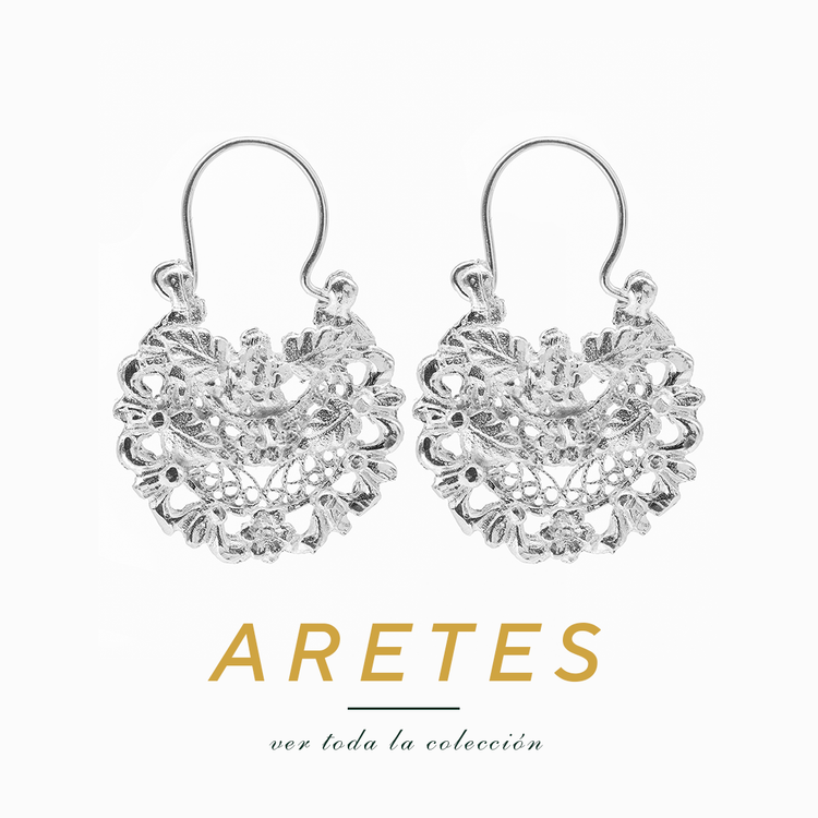 Aretes de plata .925