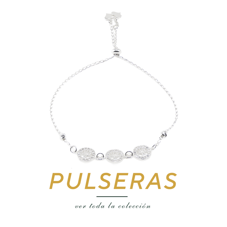 Pulseras  de plata .925