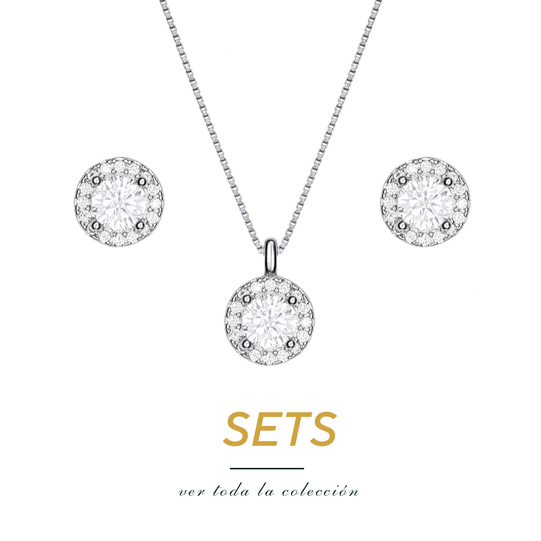 Juegos de dije y aretes