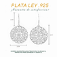 Aretes Plata .925 de Aro Abierto Diseño Floreado 18.2 Gramos - Joyería Elegante