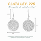 Aretes Plata .925 de Aro Abierto Diseño de Flor 16.5 Gramos - Joyería Elegante