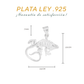 Dije de  Plata ley  .925 en forma de Iguana (DA120) - Joyería de Plata