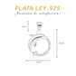 Dije de Plata Ley .925 en Forma de Delfín Riviera Maya (DM010 )- Joyería Marina