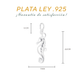 Dije Plata Ley .925 en Forma de  Caballito de Mar (DM017) - Joyería Marina