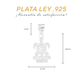 Dije de Plata .925 en Forma de Tortuga (Riviera Maya)( DM018)- Joyería Marina
