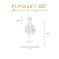 Dije de Plata Ley  .925 en  Forma de  Palmera (DM023)- Premium