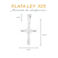 Dije  de Cruz  en Plata  Ley .925  Mod.DR052