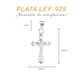 Dije de Cruz con Cristo  en  Plata ley .925  Mod. DR083- Joyería de Plata