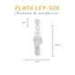Dije Plata .925 San Judas Tadeo  Mod DR120 - Joyería de Plata Religiosa