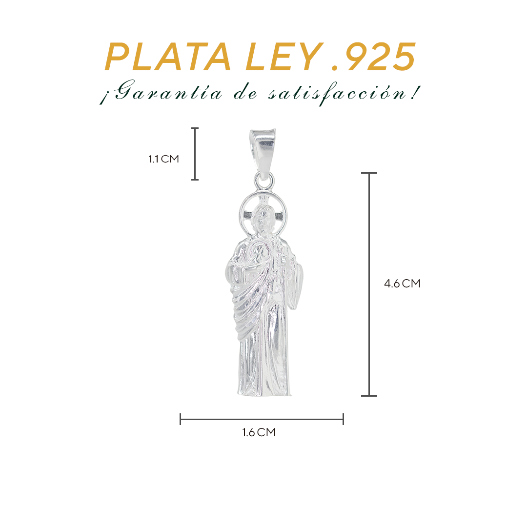 Dije de Plata .925 San Judas Tadeo , Mod. DR122