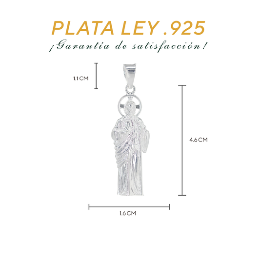 Dije de Plata .925 San Judas Tadeo , Mod. DR122