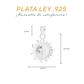 Dije de  Plata Ley .925  en forma  de Sol  ( DV269)- Joyería de Plata