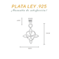 Set de Dije y Cadena de Plata - Nudo Celta con Cadena Fígaro .925