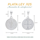 Dije de Plata .925 En San Benito mod. FBD-229 - Joyería de plata  Religiosa.Dije  de Plata .925 En forma de  San Benito  Mod.DR132 - Joyería de Plata Religiosa.