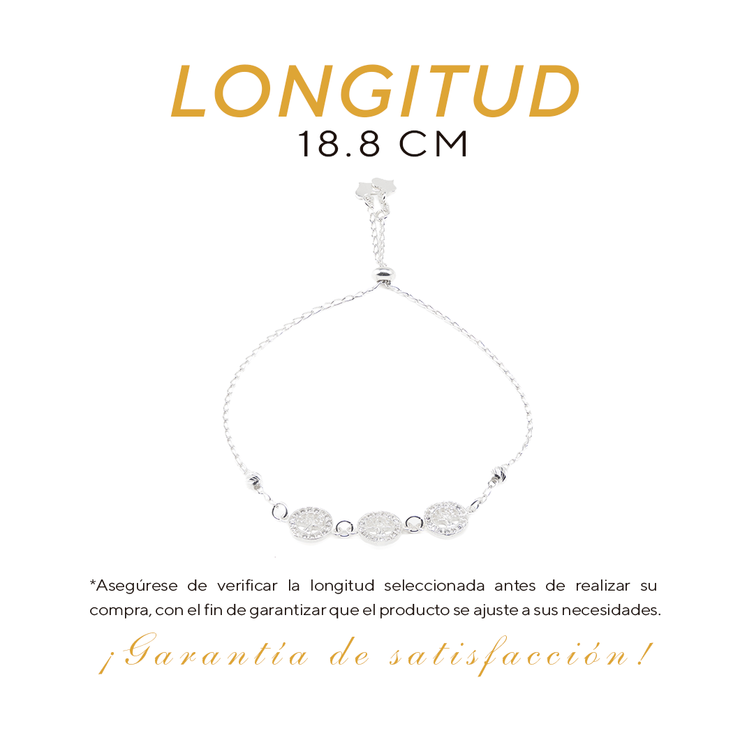 Pulsera de Plata .925 - Dijes de Árbol de la Vida (1mm - 18.8cm)