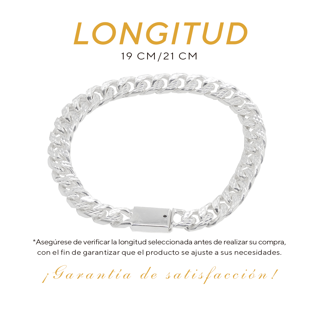 Pulso de Plata .925 - Estilo Barbado (5mm)