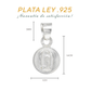 Dije Plata .925 Virgen De Guadalupe  R10LP3D - Mayoreo y Menudeo