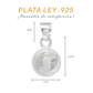 Dije de Plata .925  en diseño de  San Judas Tadeo mod. R10SJ3D- Mayoreo y Menudeo