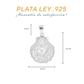 Set de Dije y Cadena de Plata - Concha con Cadena Fígaro .925
