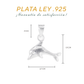 Dije  de Plata ley  .925 en  forma de  Delfín - Joyería Marina