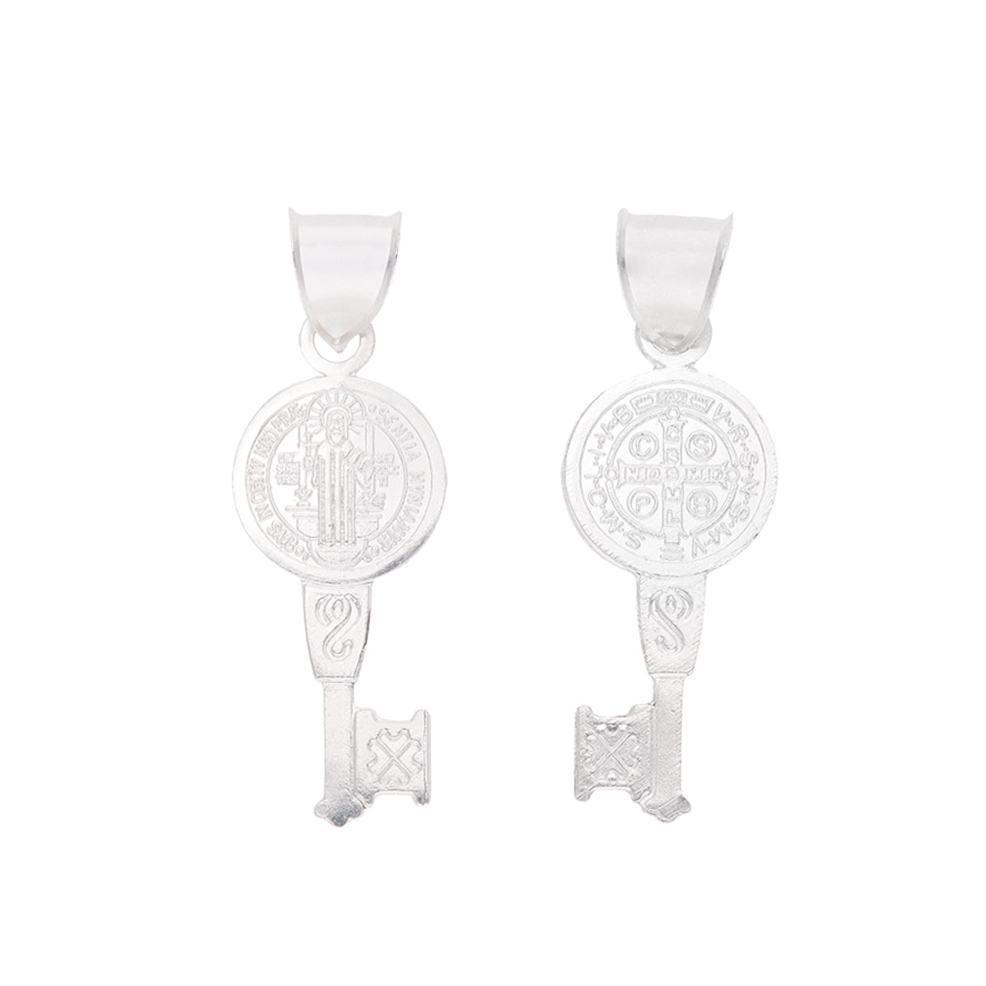 Dije Llave de San Benito Grande Biface — Plata .925 | SBT09