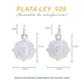 Dije de  Plata .925 doble vista Sochapada Virgen de Guadalupe  y Sagrado corazón - Joyería Religiosa